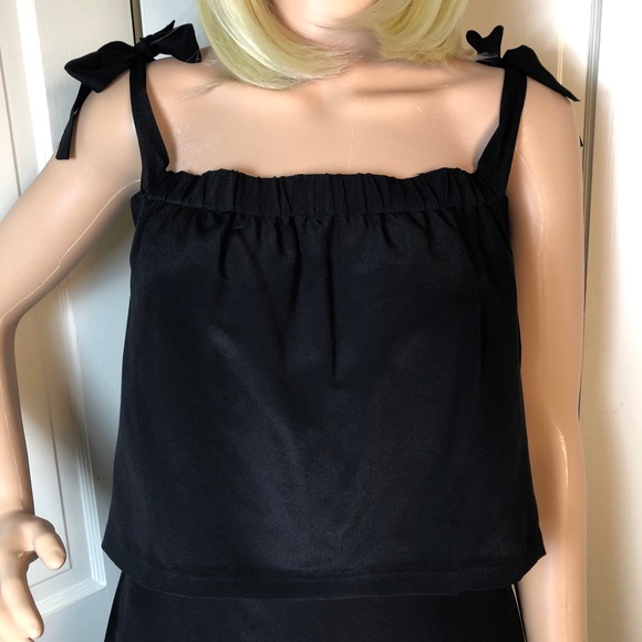 NWT Madewell Silk Off the Shoulder Dress Sz 10 - Picture 3 of 4